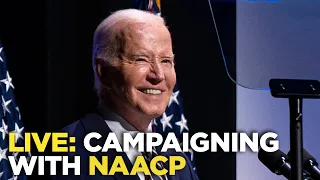 Watch live: Biden addresses NAACP in Detroit