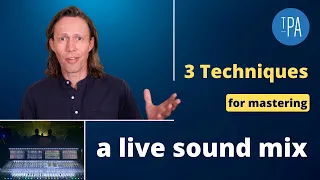 Studio v. Live Sound Mixing