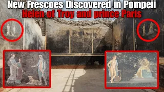 A stunning Fresco depicting Helen of Troy is revealed during excavations at Pompeii