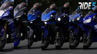 Ride 5 | All Yamaha R1 Pure Sound & Top Speed ( Upgrade )