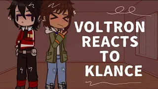 Voltron Reacts to Klance :D