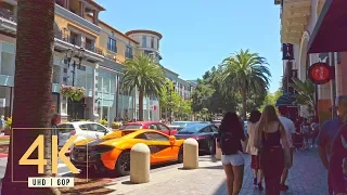 【4K】 Day Walk around Santana Row (No Music Walking tour)