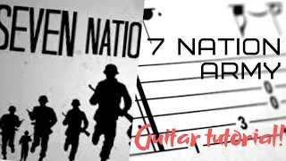 (The White Stripers) Seven nation army | Guitar Tutorial