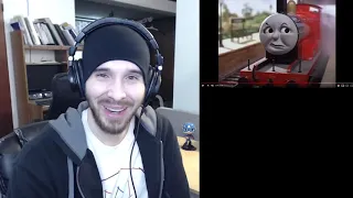 (Reupload) Charmx reacting to  YTP Thomas The Coke Engine