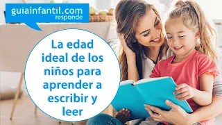 Niños que empiezan a leer y a escribir. ¿Cuál es la edad más recomendada? | Guiainfantil responde