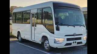 2022 Toyota Coaster Diesel Now Available in Dubai For Export Sale