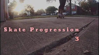 Skate Progression 3 - finally got the second push off | Cruiser Board