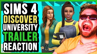 🎓 SIMS 4: DISCOVER UNIVERSITY TRAILER REACTION! 🤯 Kazrisk Reacts