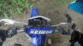 Enduro trať Dřevohostice mokro