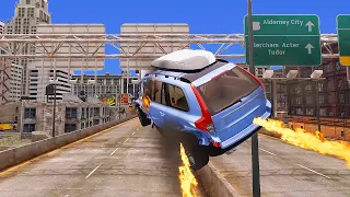 GTA 4 Crash Testing Real Car Mods #6