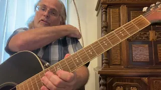 How to play an easy country blues riff
