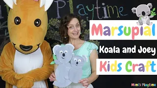 Koala Kids Craft | Australian Marsupials | Paper Plate Craft