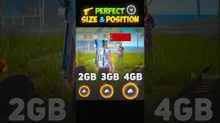 Best Fire Button Size & Position | Fire Button Size And Position | 4gb 6gb Ram Free Fire Setting