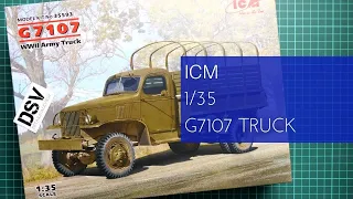 ICM 1/35 G7107 Truck (35593) Review