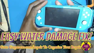 Fix Nintendo Switch Lite Water Liquid Damage EASY Repair (Quick Method)