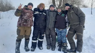 Кататание на снегоходах. Изготовление солонца. Уха на берегу