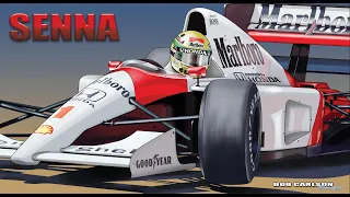 Drawing A Formula One Senna Tribute in Photoshop