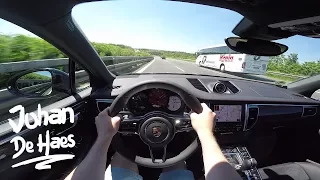 Porsche Macan GTS 360hp POV Test drive AUTOBAHN