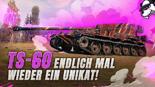 Neuer Battlepass Panzer: TS-60 endlich mal wieder ein Unikat! [World of Tanks - Gameplay - DE]