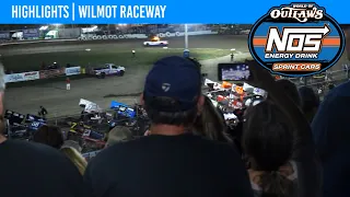 World of Outlaws NOS Energy Drink Sprint Cars | Wilmot Raceway | July 8, 2023 | HIGHLIGHTS