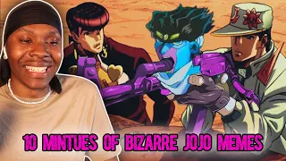 Reacting To 10 Minutes of Bizarre JoJo Memes