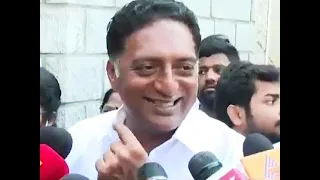 Prakash Raj queues up at polling booth where he had won his first election