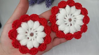 THIS IS GREAT.! A VERY BEAUTIFUL FLOWER PATTERN. #crochet #knitting #youtube #crochetpattern