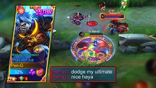 ESCAPE HARLEY ULTIMATE! | THIS IS HOW YOU COUNTER HARLEY ULTIMATE USING JUNGLE HAYABUSA! - MLBB