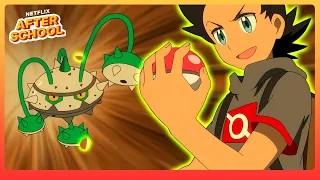 Every Time Goh Catches a Pokémon (Part 3) | Pokémon Master Journeys | Netflix After School