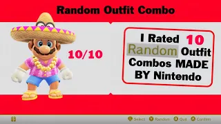 I RATED 10 OUTFIT COMBOS made by NINTENDO in Super Mario Odyssey