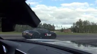 [50p] Bugatti Veyron 16.4 "Dutchbugs" vs Mercedes AMG GT-S uncut view from AMG GT-S