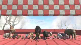 All Mammals Speed Race - Animal Revolt Battle Simulator