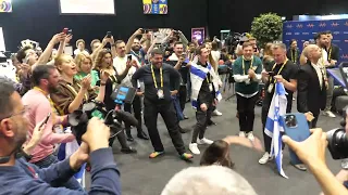 Noa Kirel - Unicorn: CRAZY REACTION IN THE PRESS CENTER - this is how it looked from inside
