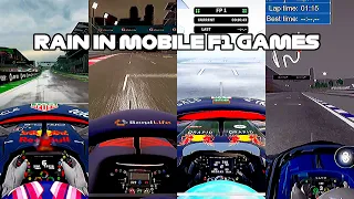 MOBILE F1 GAMES IN THE RAIN!