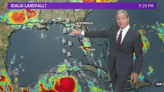 Tropical Storm Idalia could reach major hurricane status before making landfall in Florida