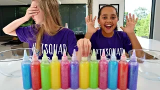 3 COLORS OF GLUE SLIME CHALLENGE!! New Colors Edition