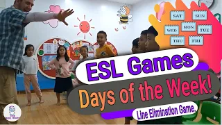 Days Of The Week: Line Elimination Game [ESL:GAMES AND ACTIVITIES]