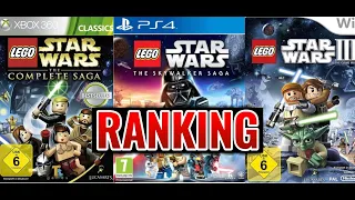 Ranking (fast) ALLER Lego® STAR WARS Videospiele vom Schlechtesten bis zum Besten