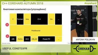 C++ CoreHard Autumn 2018. Полезный constexpr - Антон Полухин