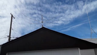 NA4RR Hexbeam Antenna  - Super Windy Day