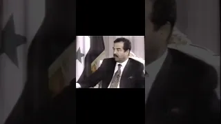فيديو نادر للشهيد صدام حسين |#shorts