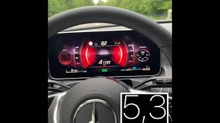 Mercedes-Benz C300d W206 0-100 km/h Acceleration 2021