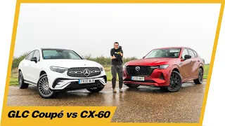 🇩🇪 ¿¿¿Mercedes GLC Coupé o Mazda CX60??? 🇯🇵 - Comparativa en español | HolyCars TV