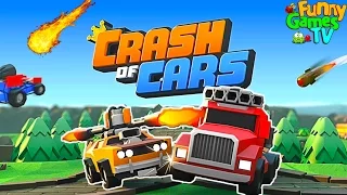 БОЕВЫЕ МАШИНКИ видео   про машинки игра как   про битву тачек машин Crash of Cars