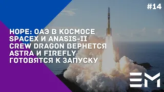 NASA и Artemis-I, HawkEye - клиент SpaceX, запуск ANASIS, Boca Chica, успехи Firefly: NEWSWEEK#14