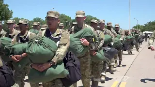 Army Basic Combat Training Day 1 - Meeting Drill Sergeants - Echo 1-40