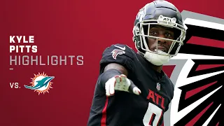 Every Kyle Pitts Catch from 163-Yd Game vs. Dolphins | NFL 2021 Highlights