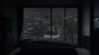 Cozy Bedroom Ambience | Soothing Rhythm Of The Rain on Window for Sleeping At Night