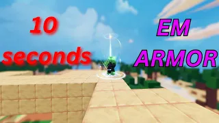 How To Get EMERALD ARMOR In 10 Seconds ROBLOX BEDWARS