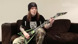 Alexi Laiho plays riffs from Children Of Bodom's new album 'Halo Of Blood'